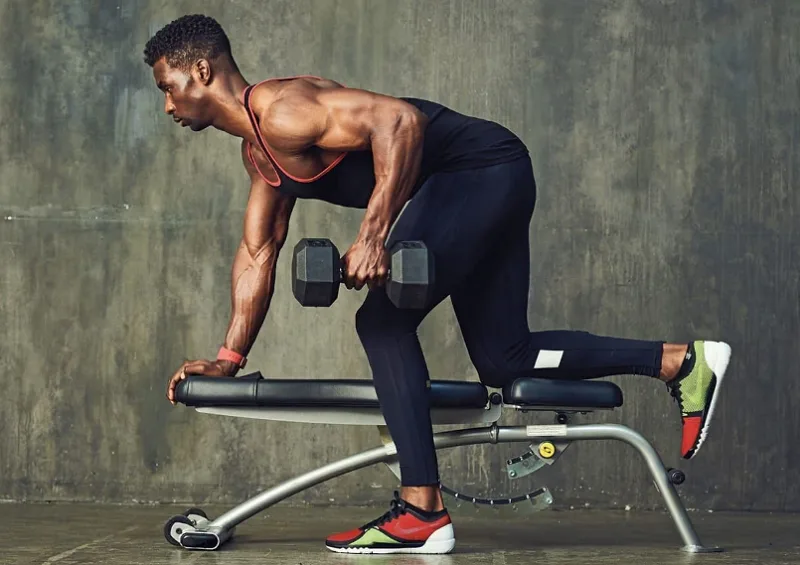 Kéo tạ đơn một tay (One-arm Dumbbell Row)